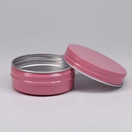 Round Tin Can Aluminum Lip Balm Screw Top Round Steel Tins 120ml 60ml Custom Box