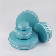 20ml Χρυσό Μπλε Προσαρμοσμένο Δοχείο Αλουμινίου Εκτύπωσης με Καπάκι