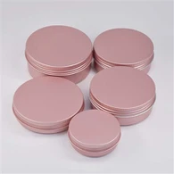 20ml Χρυσό Ροζ Προσαρμοσμένο Δοχείο Αλουμινίου Εκτύπωσης με Καπάκι