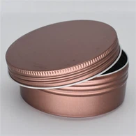 Εργοστασιακά Χονδρικά βάζα αλουμινίου 60ml, 60gm, 2oz Μαύρα κεριά αλουμινίου με βιδωτά καπάκια 68x25mm Εργαλειοθήκη Κουτί τσαγιού